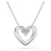 Колье Swarovski Heart| Кристаллы Сваровски