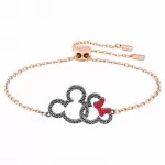 Браслет Swarovski Mickey & Minnie | Rose Gold | Кристаллы Сваровски