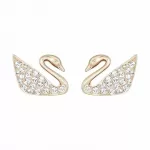 Серьги Swarovski Swan Mini Pierced  | Лебеди | Кристаллы Сваровски