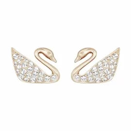 Серьги Swarovski Swan Mini Pierced  | Лебеди | Кристаллы Сваровски