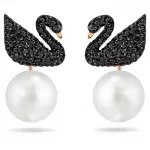 Серьги-джекеты Swarovski Iconic Swan | Лебеди | Кристаллы Сваровски