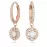 Серьги Swarovski Sparkling Dance Round Pierced | Кристаллы Сваровски