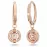 Серьги Swarovski Sparkling Dance Round Pierced | Кристаллы Сваровски