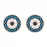 Серьги Swarovski Duo Evil Eye | Кристаллы Сваровски
