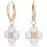 Серьги Swarovski Latisha | Клевер | кристаллы Swarovski