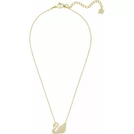 Колье Swarovski Лебедь Gold | Кристаллы Swarovski