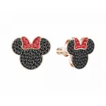 Серьги-пусеты Swarovski Минни Маус | Кристаллы Сваровски