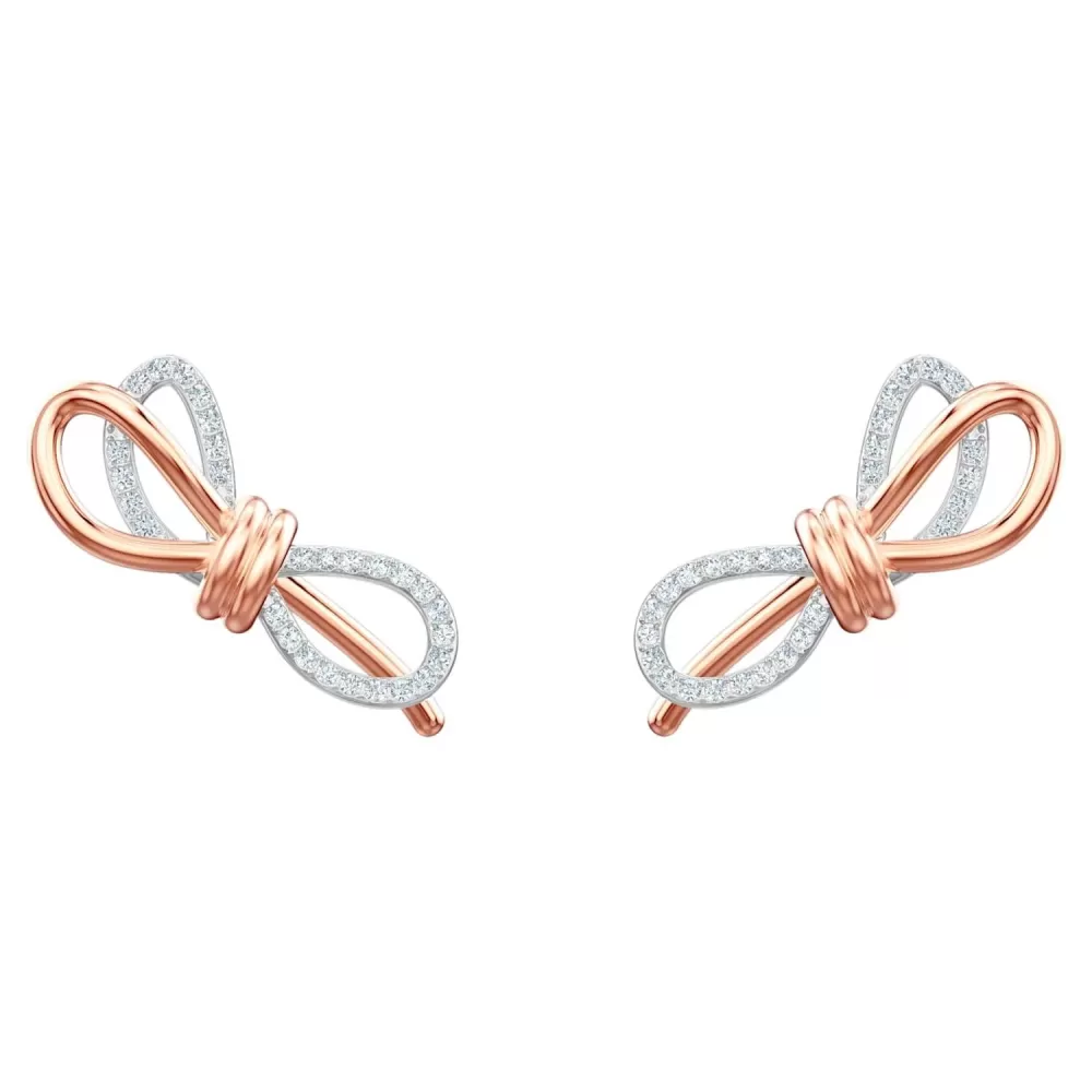 Серьги Swarovski Crystal Lifelong Bow| Кристаллы Сваровски