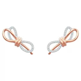 Серьги Swarovski Crystal Lifelong Bow| Кристаллы Сваровски