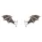 Серьги Swarovski Lucky Bat | Кристаллы Сваровски