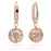 Серьги Swarovski Sparkling Dance Round Pierced | Кристаллы Сваровски