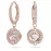 Серьги Swarovski Sparkling Dance Round Pierced | Кристаллы Сваровски