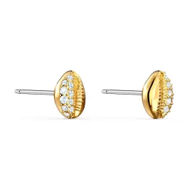 Серьги Swarovski Shell Stud| Кристаллы Сваровски