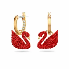 Серьги Swarovski Iconic Swan | Лебеди | Кристаллы Сваровски