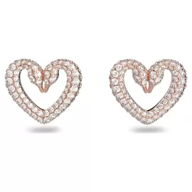 Серьги Swarovski Heart | Кристаллы Сваровски