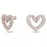 Серьги Swarovski Heart | Кристаллы Сваровски