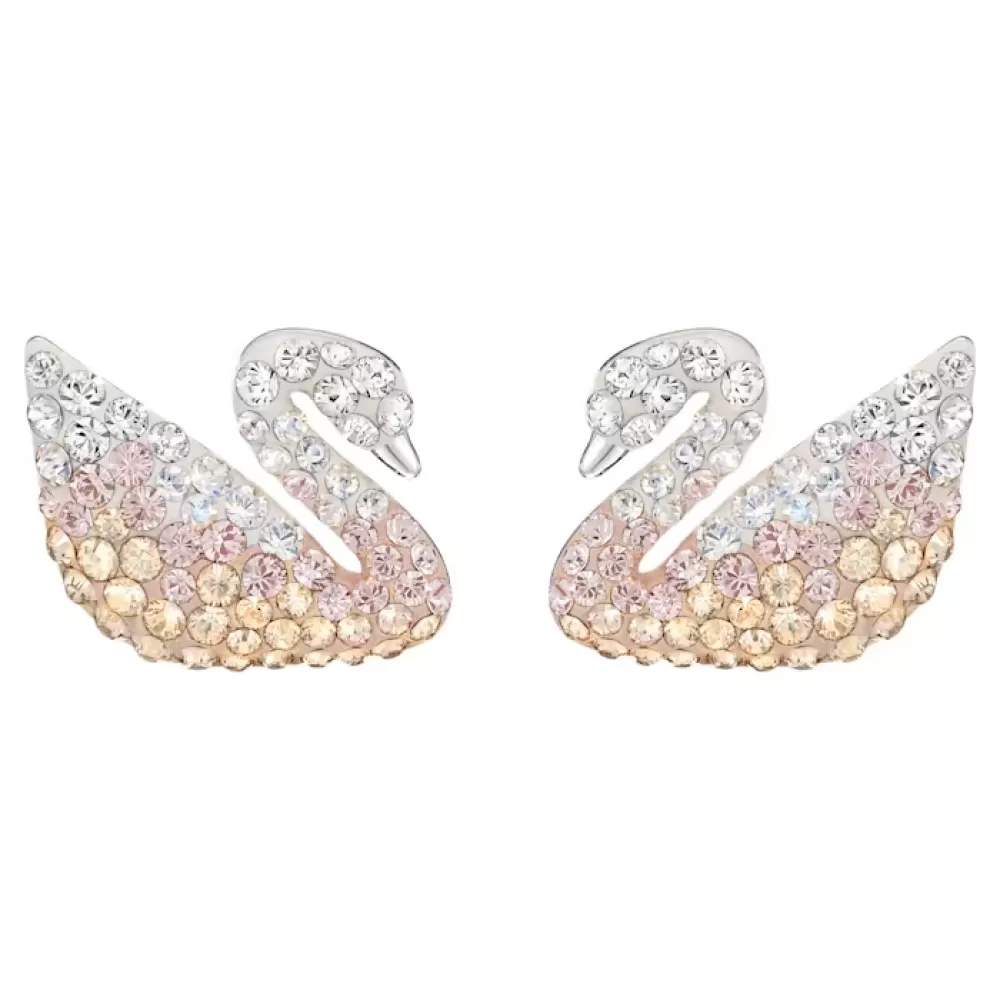 Серьги Swarovski Iconic Swan | Лебеди | Кристаллы Сваровски