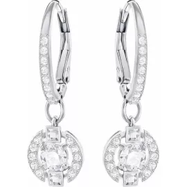 Серьги Swarovski Sparkling Dance Round Pierced | Кристаллы Сваровски