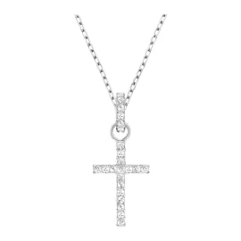 Колье Swarovski декоративный крестик | Кристаллы Swarovski