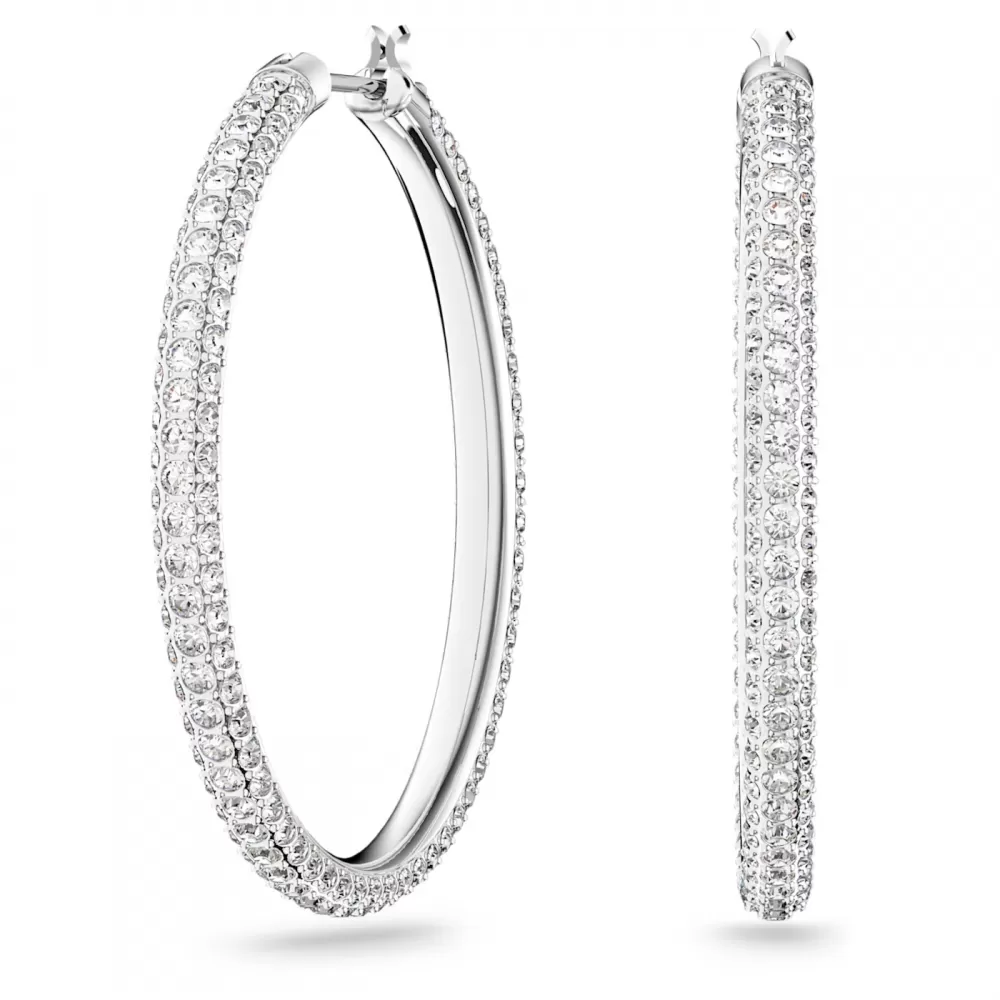 Серьги Swarovski Stone hoop | Кристаллы Сваровски