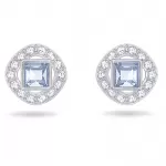 Серьги-пусеты Swarovski Angelic Square Blue | кристаллы Swarovski