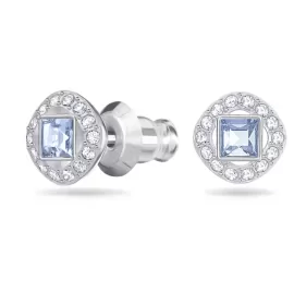 Серьги-пусеты Swarovski Angelic Square Blue | кристаллы Swarovski