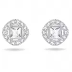 Серьги-пусеты Swarovski Angelic Square White | кристаллы Swarovski