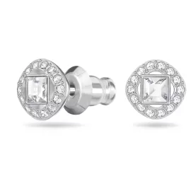 Серьги-пусеты Swarovski Angelic Square White | кристаллы Swarovski