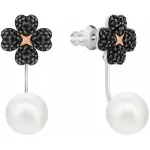 Двухсторонние серьги Swarovski Latisha | Клевер | кристаллы Swarovski