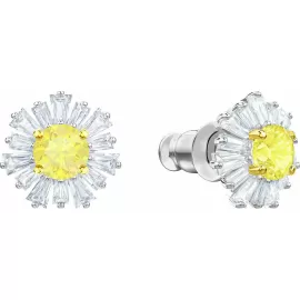 Серьги Swarovski Sunshine Pierced | White Gold | Кристаллы Сваровски