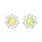 Серьги Swarovski Sunshine Pierced | White Gold | Кристаллы Сваровски