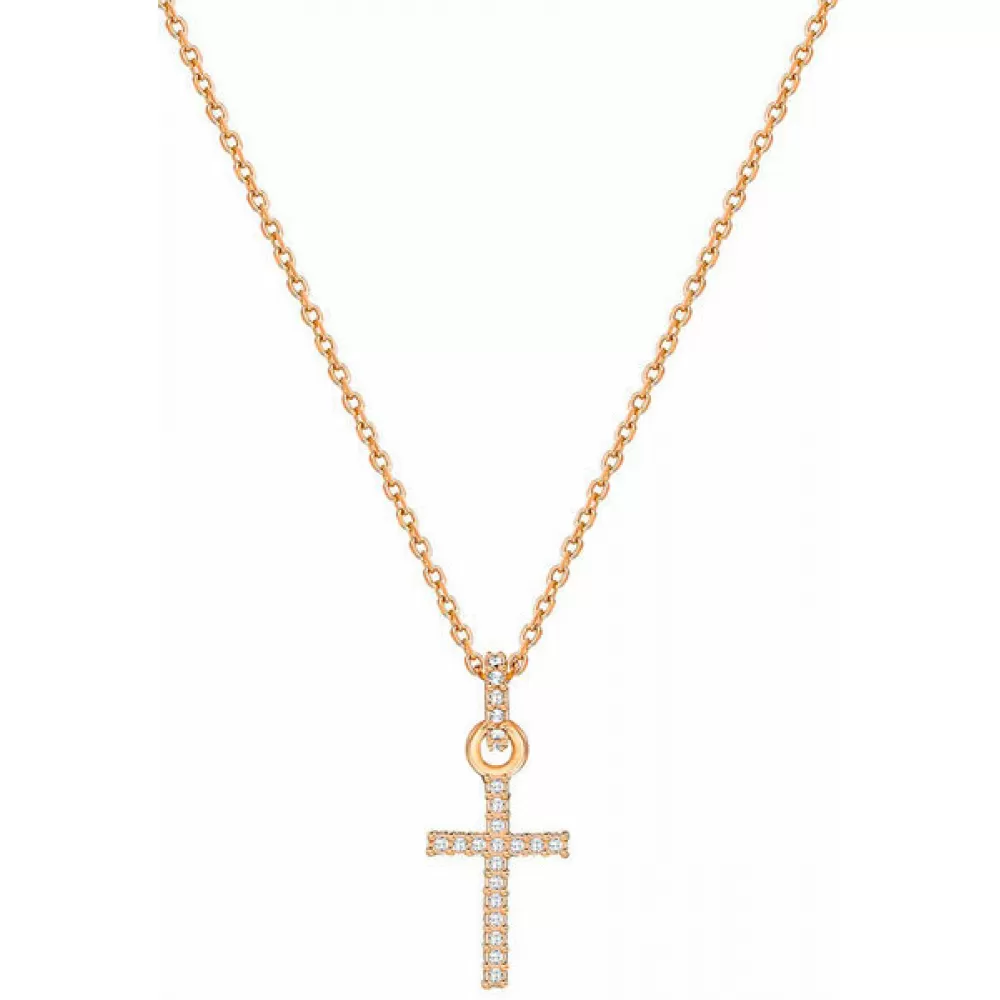 Колье Swarovski декоративный крестик | Кристаллы Swarovski