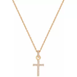 Колье Swarovski декоративный крестик | Кристаллы Swarovski