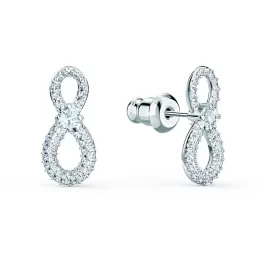 Серьги Swarovski Infinity Drop| Кристаллы Сваровски