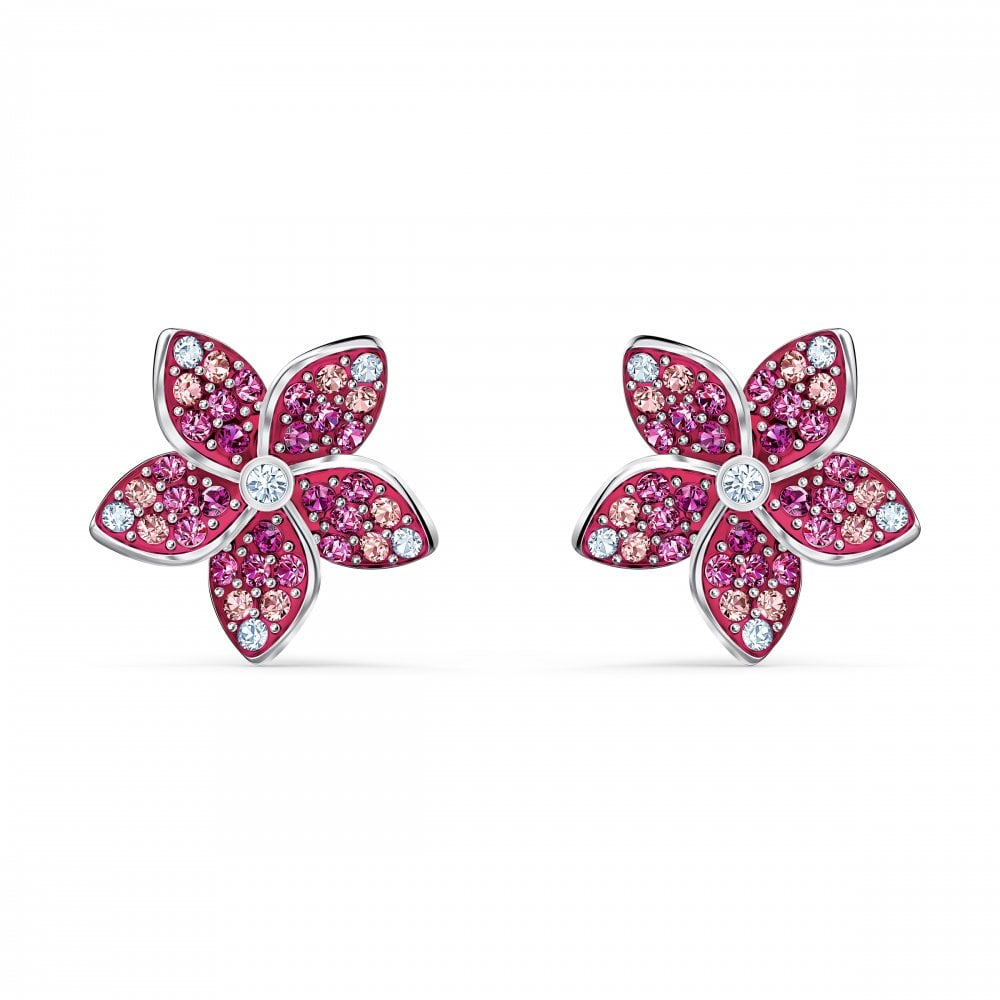 Серьги Swarovski Tropical Flower | Кристаллы Сваровски