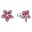 Серьги Swarovski Tropical Flower | Кристаллы Сваровски