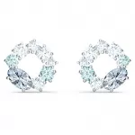 Серьги-пусеты Swarovski Attract hoop | Кристаллы Сваровски