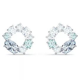 Серьги-пусеты Swarovski Attract hoop | Кристаллы Сваровски