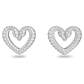 Серьги Swarovski Heart | Кристаллы Сваровски