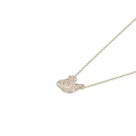 Колье Swarovski Iconic Swan | Лебедь Rose Gold | Кристаллы Swarovski