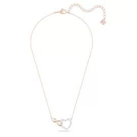Колье Swarovski Infinity and Heart| Кристаллы Сваровски