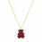 Колье Swarovski RED Teddy | Мишка | Кристаллы Swarovski