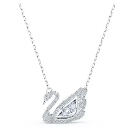 Колье Swarovski Dancing Swan White| Лебедь | Кристаллы Swarovski