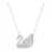 Колье Swarovski Dancing Swan White| Лебедь | Кристаллы Swarovski