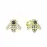 Серьги Swarovski Magnetic Stud Bee | Кристаллы Сваровски