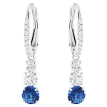 Серьги Swarovski Attract Trilogy Blue | Кристаллы Сваровски