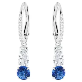 Серьги Swarovski Attract Trilogy Blue | Кристаллы Сваровски