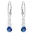 Серьги Swarovski Attract Trilogy Blue | Кристаллы Сваровски