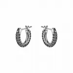 Серьги Swarovski Stone hoop | Кристаллы Сваровски