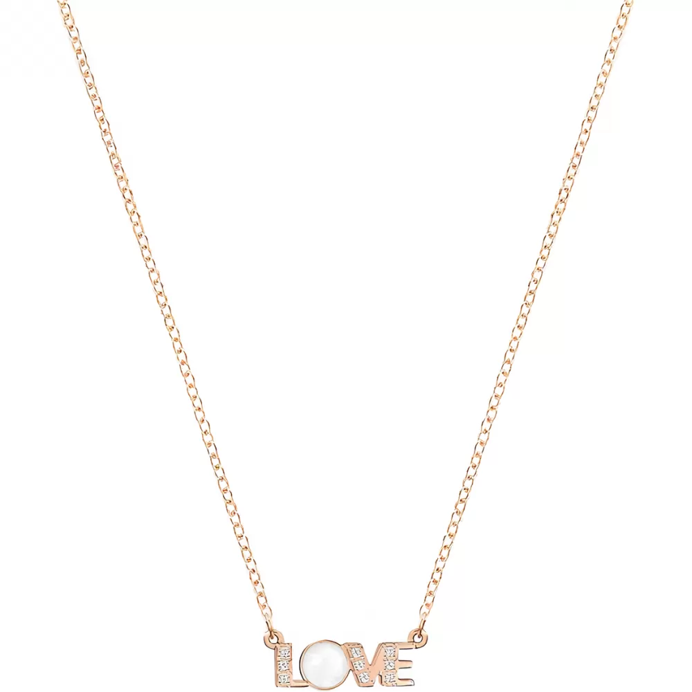 Колье Swarovski LOVE | Кристаллы Сваровски
